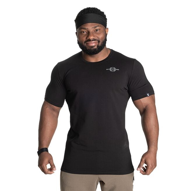 Better Bodies Essential Tapered Tee, Black