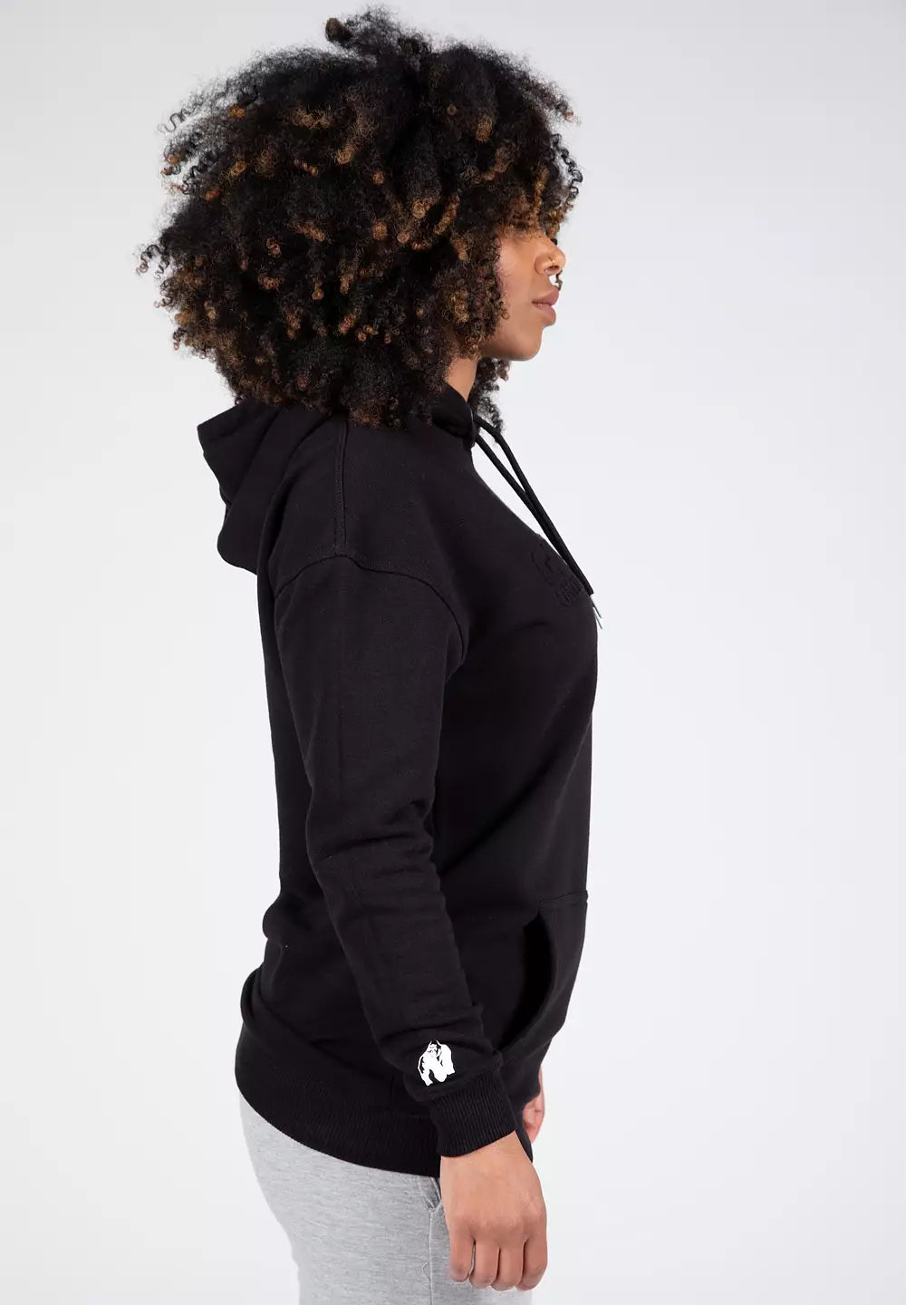 Gorilla Wear Crowley Oversized Women's Hoodie, Black