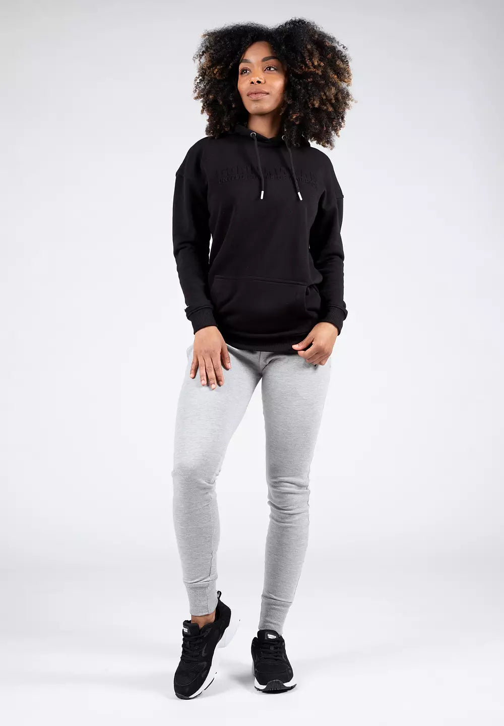 Gorilla Wear Crowley Oversized Women's Hoodie, Black