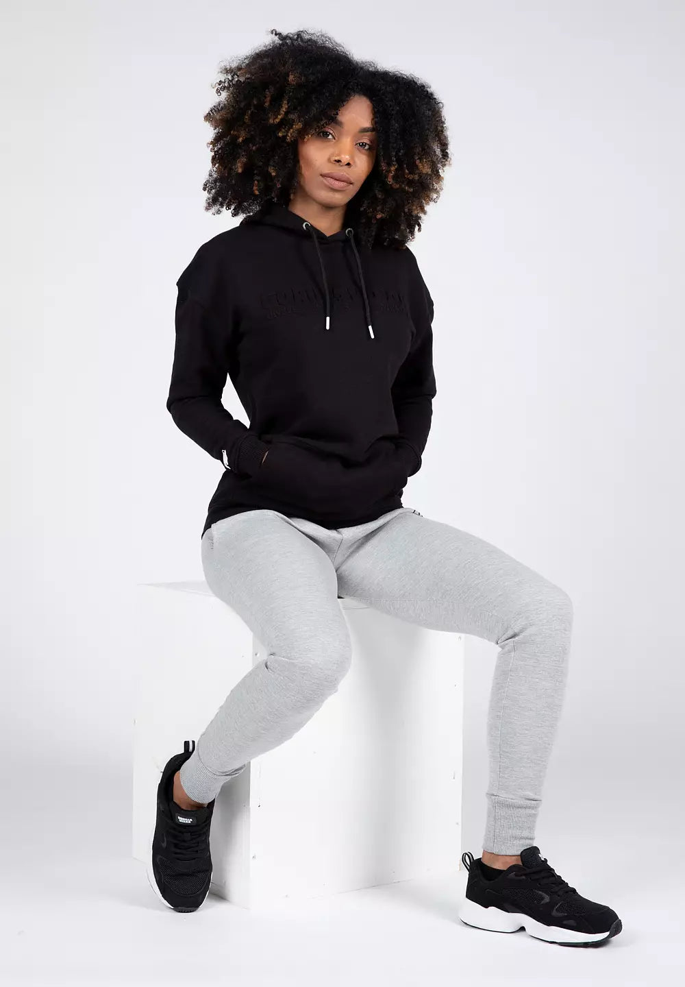 Gorilla Wear Crowley Oversized Women's Hoodie, Black