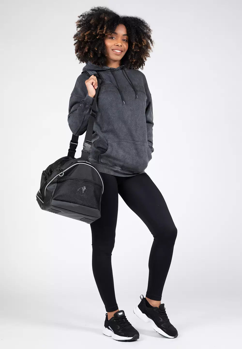 Gorilla Wear Crowley Oversized Women's Hoodie, Washed Grey