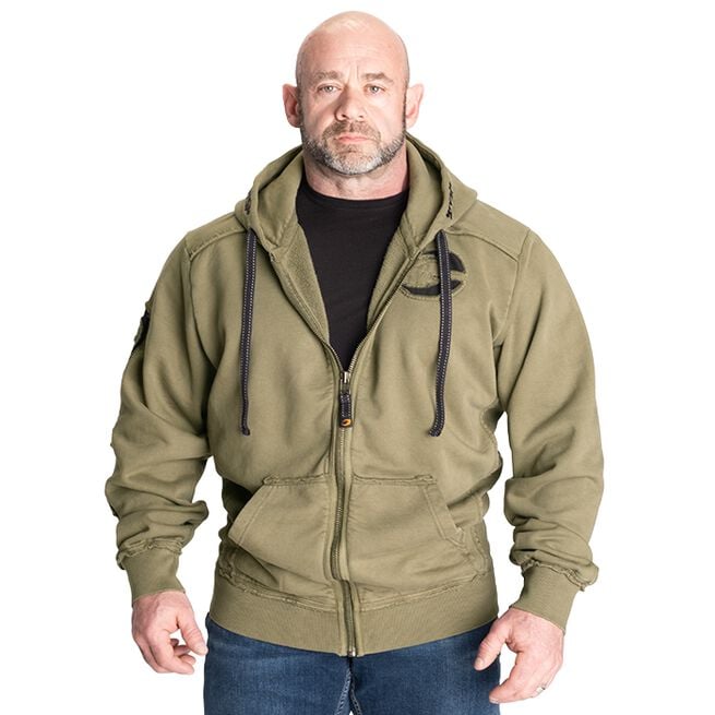 GASP Pro Gym Hood, Acid Washed Green