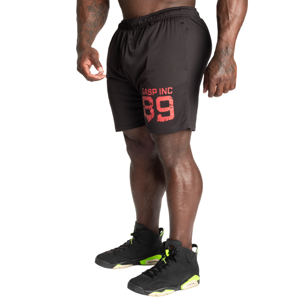 GASP 89 Dynamic Shorts, Black/Red