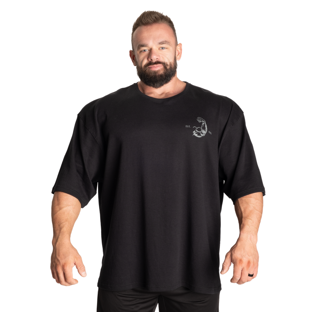 Better Bodies Muscle Iron Thermal Tee, Asphalt