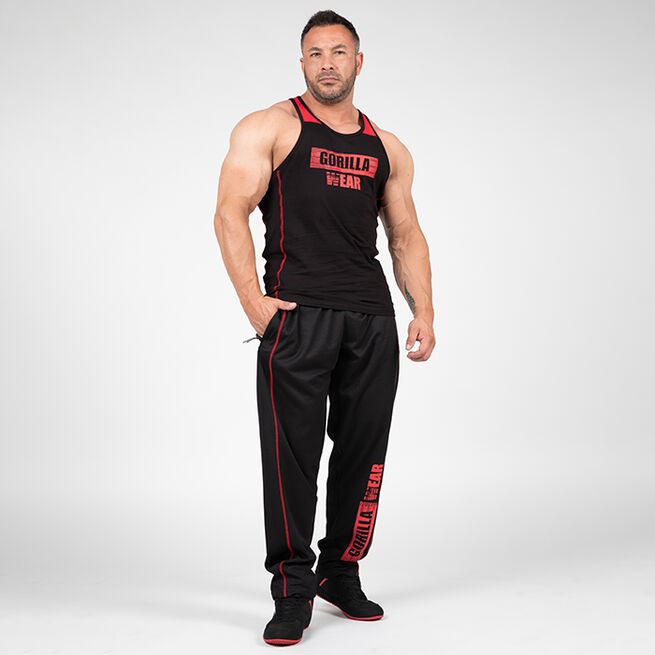 Gorilla Wear Wallace Tank Top, Black/Red