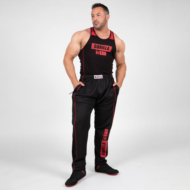Gorilla Wear Wallace Tank Top, Black/Red