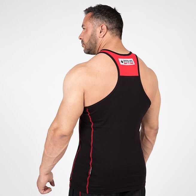 Gorilla Wear Wallace Tank Top, Black/Red