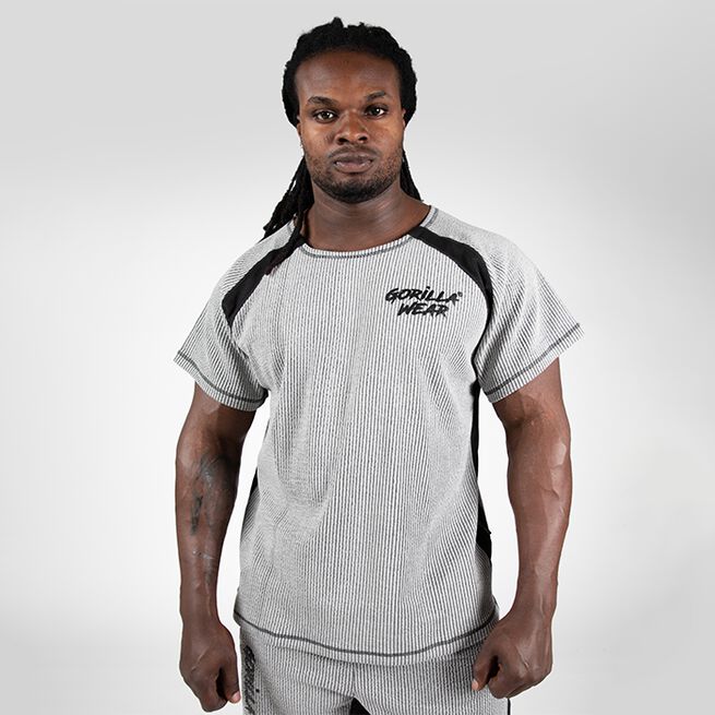 Gorilla Wear Augustine Old School Work Out Top, Grey