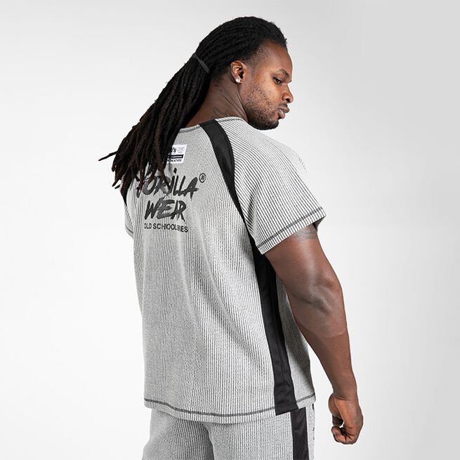 Gorilla Wear Augustine Old School Work Out Top, Grey