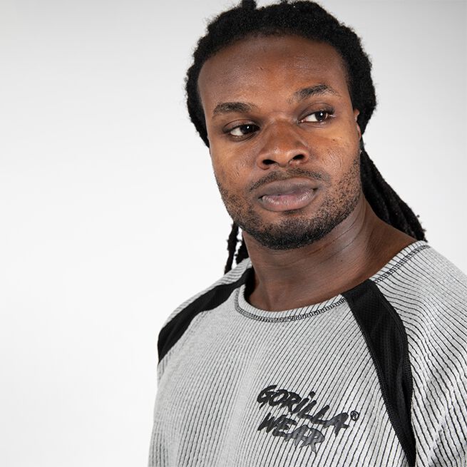 Gorilla Wear Augustine Old School Work Out Top, Grey