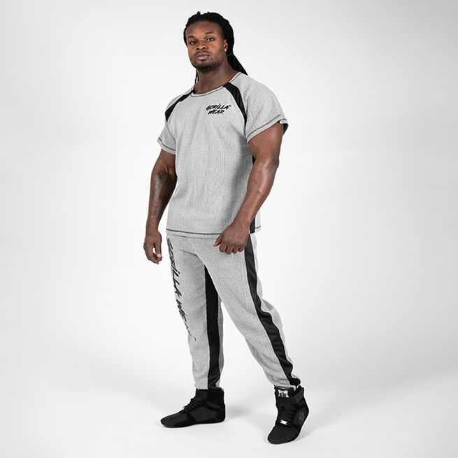 Gorilla Wear Augustine Old School Work Out Top, Grey