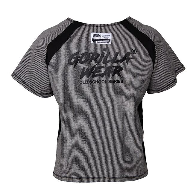 Gorilla Wear Augustine Old School Work Out Top, Grey