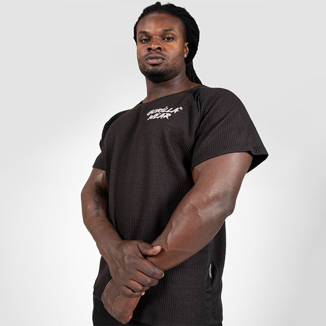 Gorilla Wear Augustine Old School Work Out Top, Black