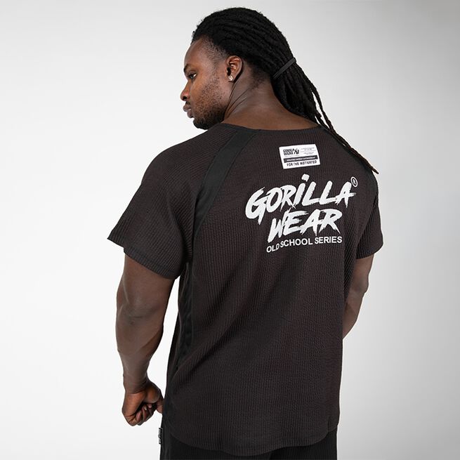 Gorilla Wear Augustine Old School Work Out Top, Black