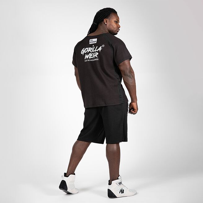 Gorilla Wear Augustine Old School Work Out Top, Black