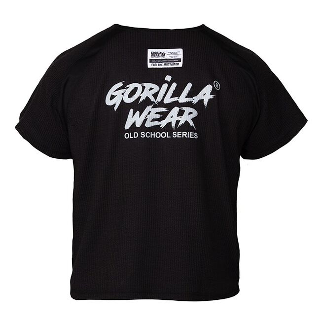 Gorilla Wear Augustine Old School Work Out Top, Black