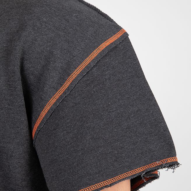 Gorilla Wear Wallace Workout Top, Grey/Orange