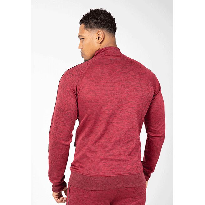 Gorilla Wear Wenden Track Jacket, Burgundy Red