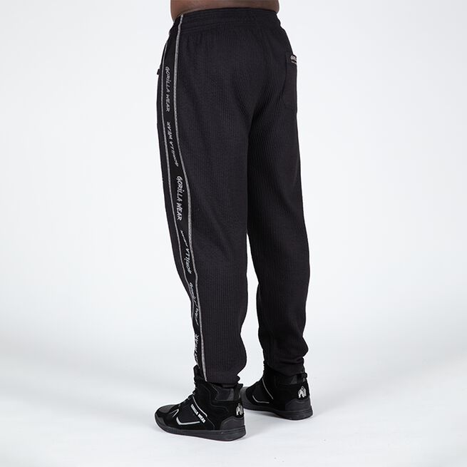 Gorilla Wear Buffalo Old School Workout Pants, Black/Grey