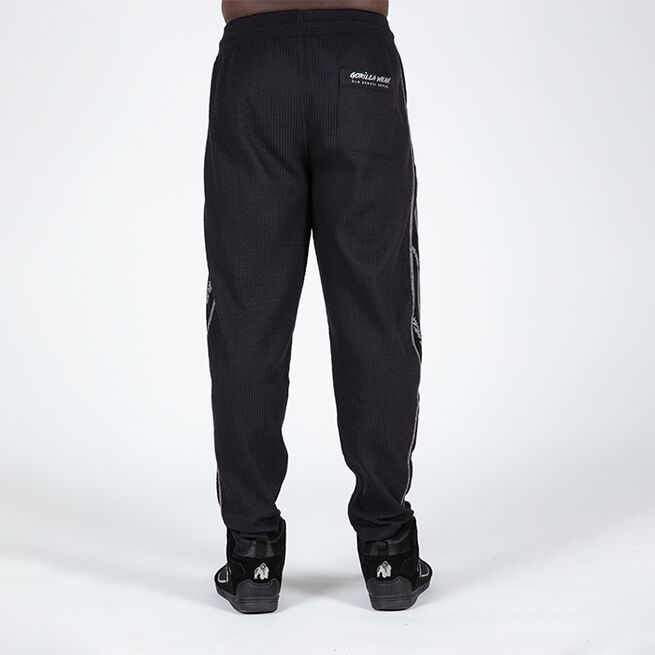Gorilla Wear Buffalo Old School Workout Pants, Black/Grey