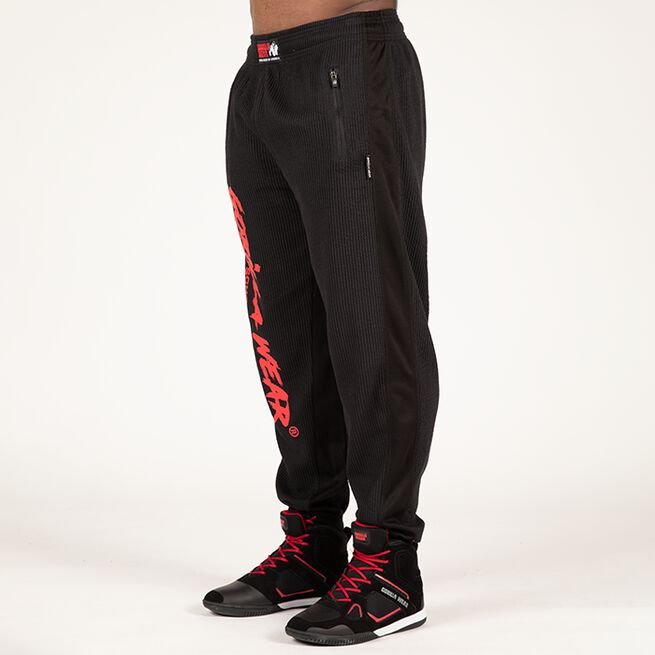 Gorilla Wear Augustine Old School Pants, Black/Red
