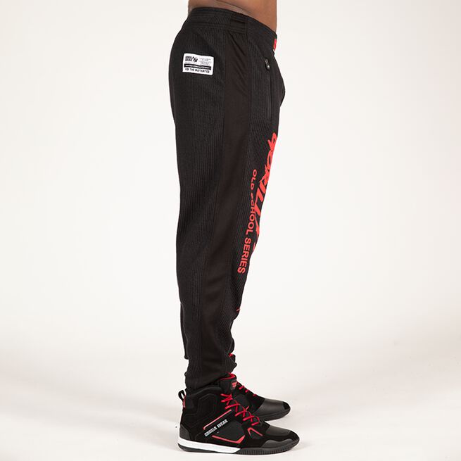 Gorilla Wear Augustine Old School Pants, Black/Red