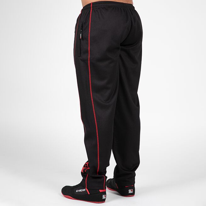 Gorilla Wear Wallace Mesh Pants, Black/Red