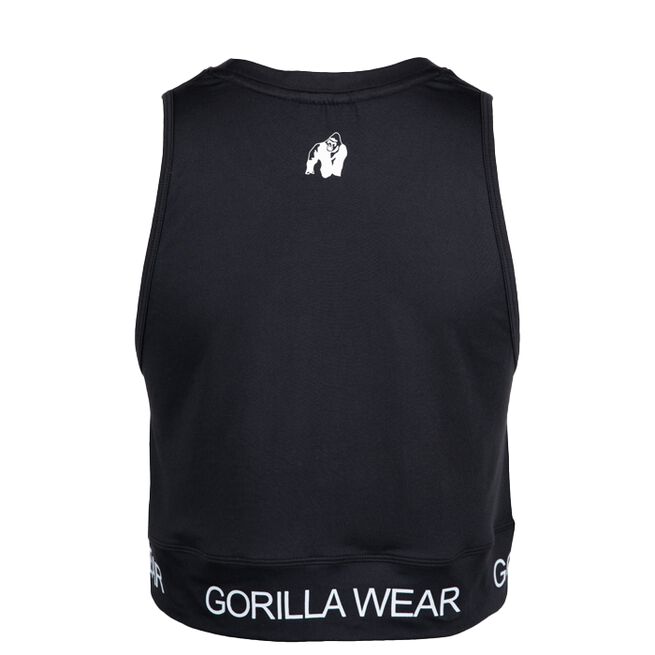 Gorilla Wear Colby Cropped Tank Top, Black