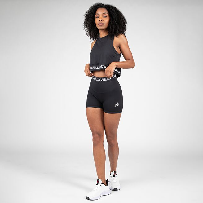 Gorilla Wear Colby Cropped Tank Top, Black