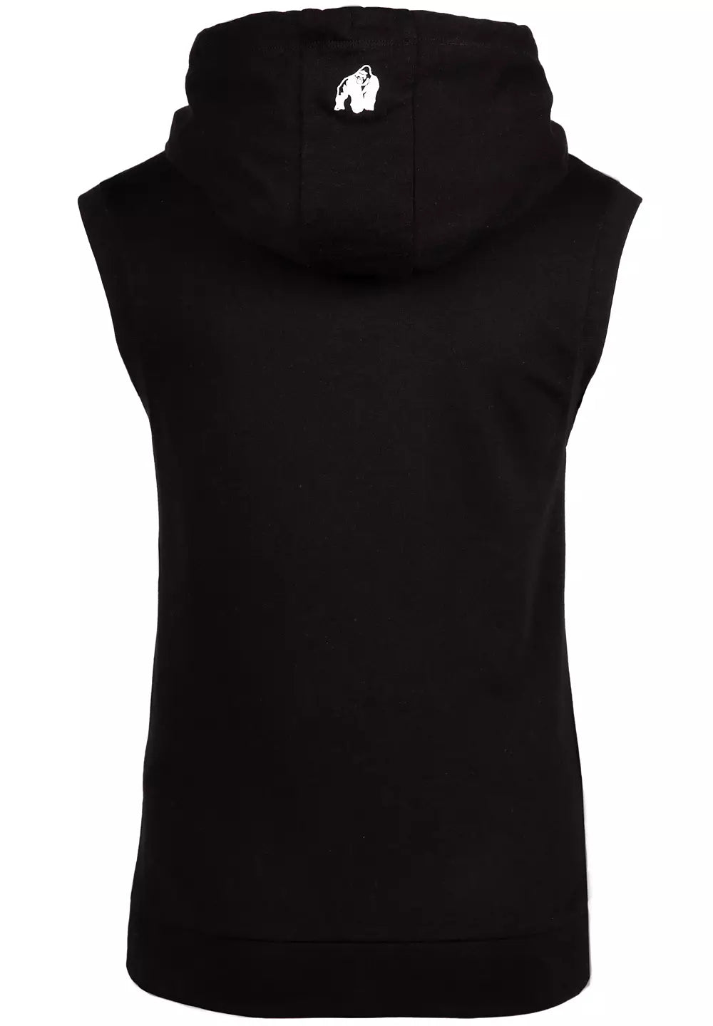 Gorilla Wear Virginia Sleeveless Hoodie, Black
