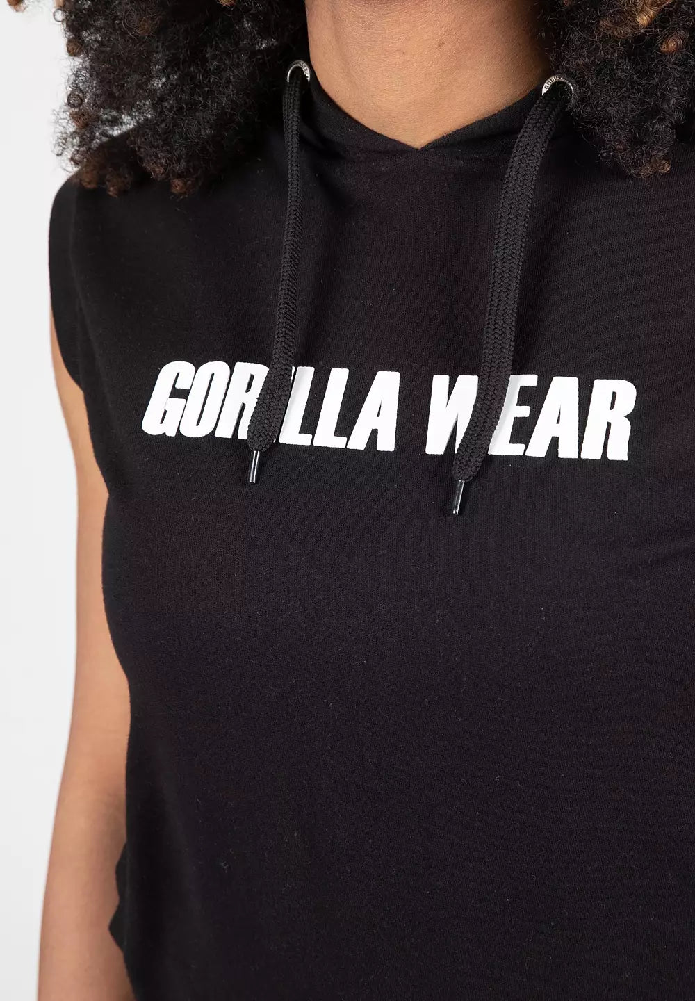 Gorilla Wear Virginia Sleeveless Hoodie, Black