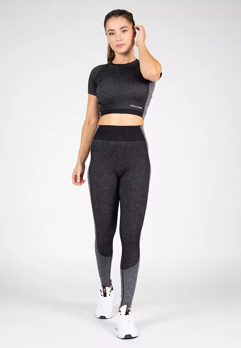 Gorilla Wear Selah Seamless Crop Top, Black