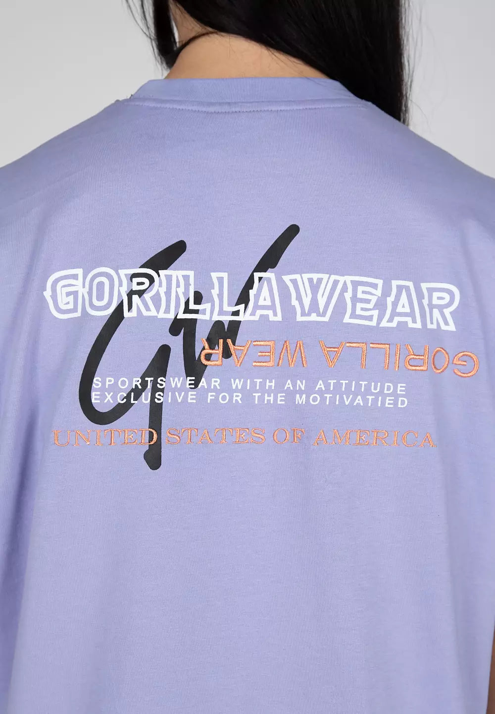 Gorilla Wear Medina Oversized T-Shirt, Lilac