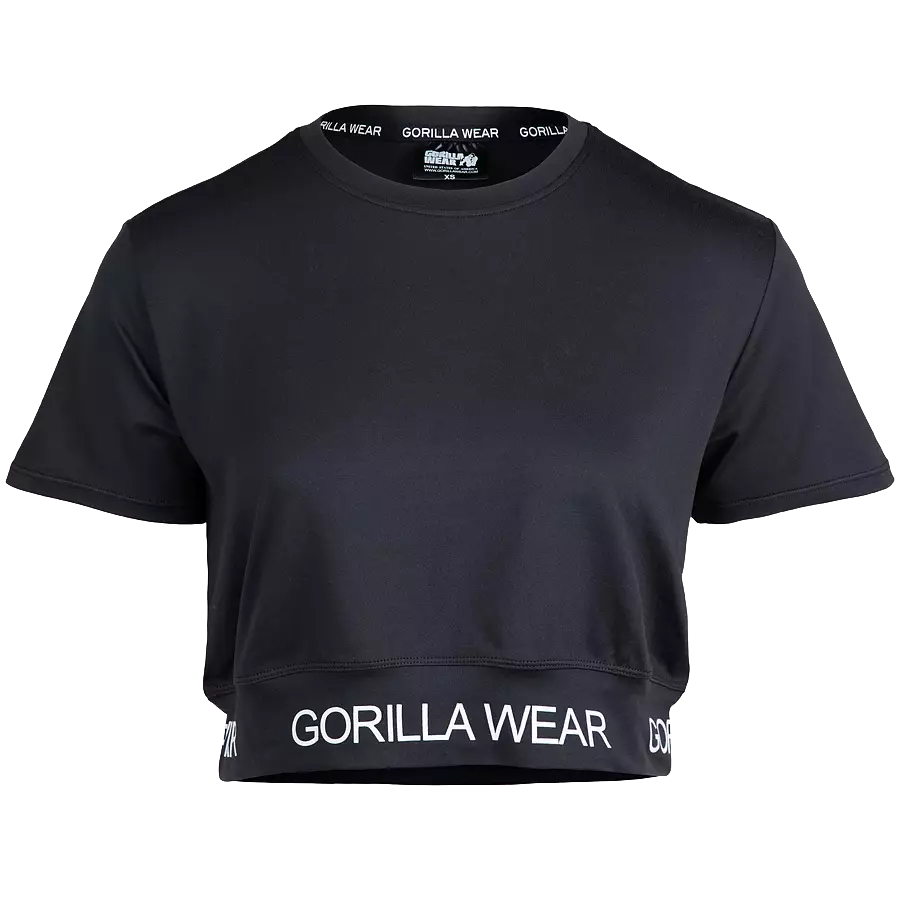 Gorilla Wear Colby Cropped T-Shirt, Black