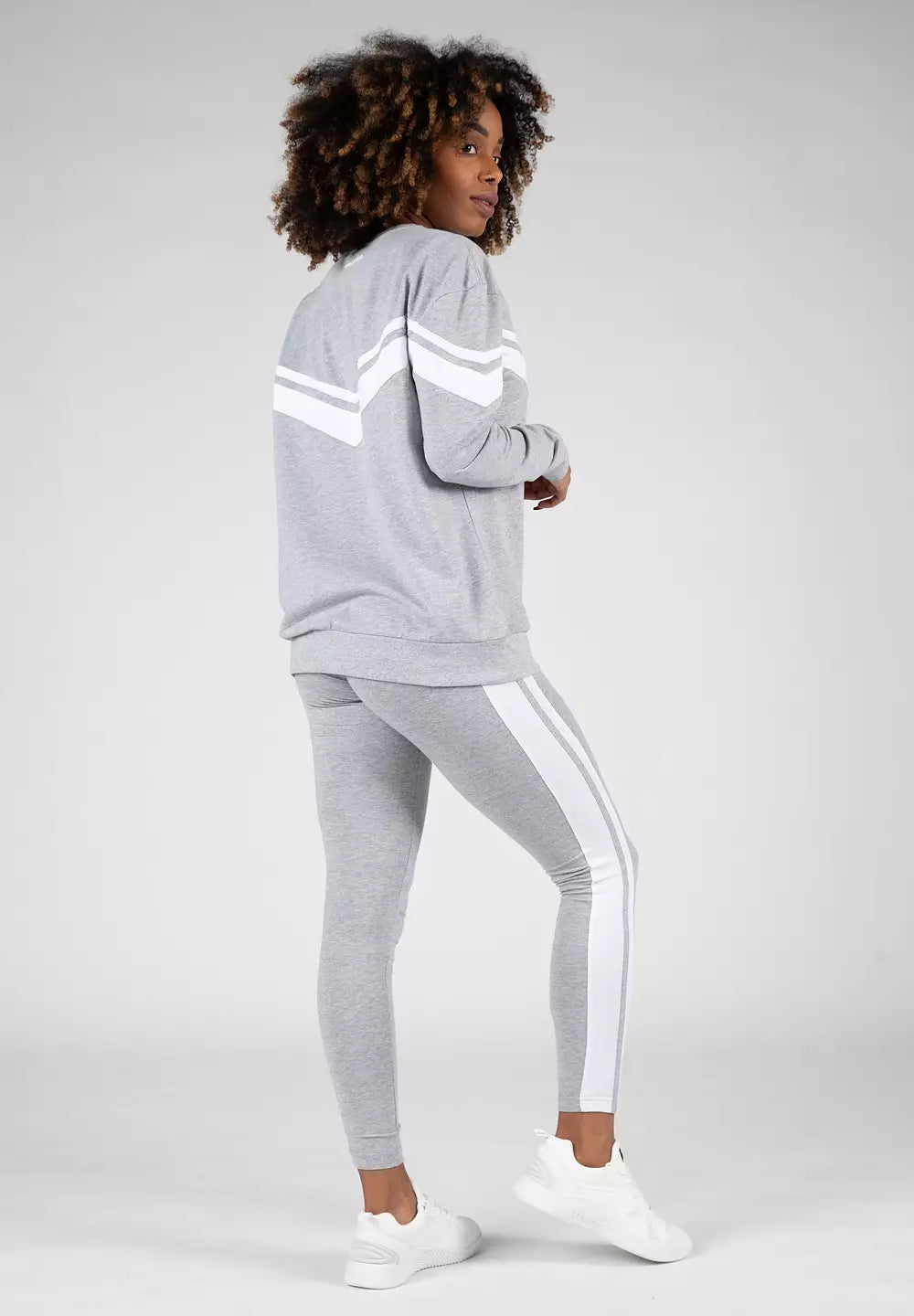Gorilla Wear Hailey Oversized Sweatshirt, Grey Melange