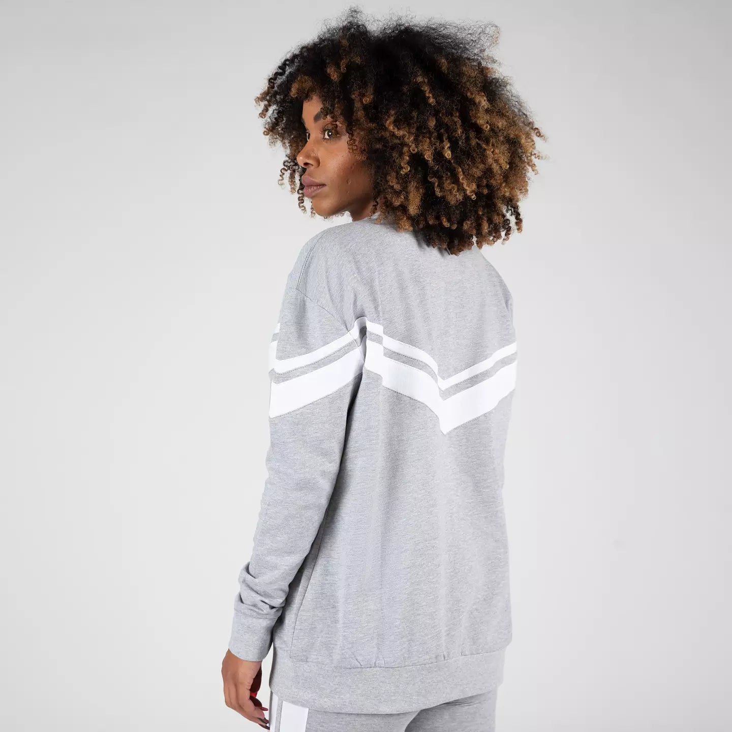 Gorilla Wear Hailey Oversized Sweatshirt, Grey Melange