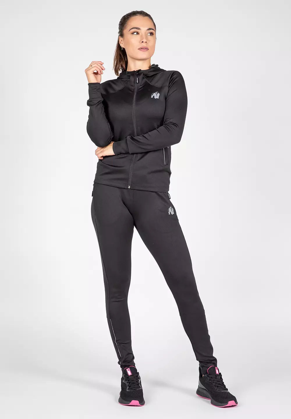 Gorilla Wear Halsey Track Jacket, Black