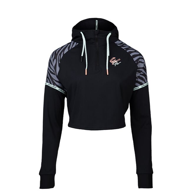 Gorilla Wear Zion Cropped Hoodie, Black