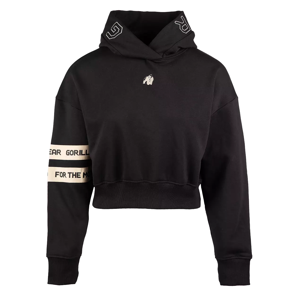 Gorilla Wear Tracey Cropped Hoodie, Black