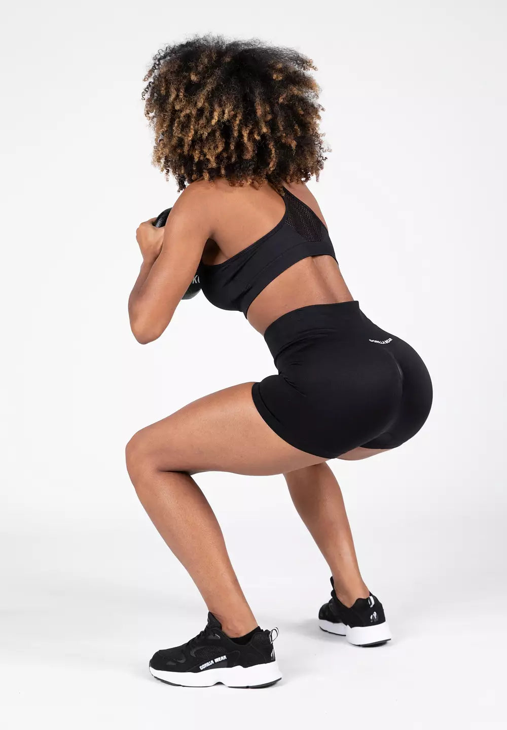 Gorilla Wear Quincy Seamless Shorts, Black