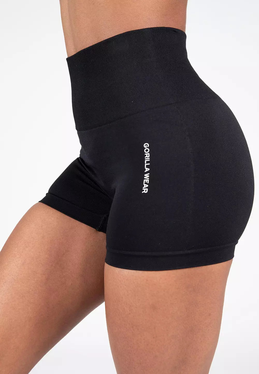 Gorilla Wear Quincy Seamless Shorts, Black
