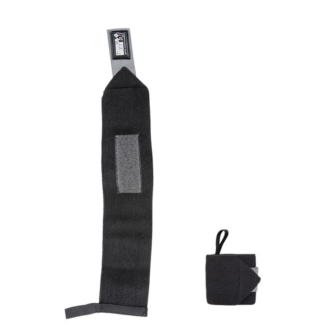 Gorilla Wear Wrist Wraps Basic, Black/Grey