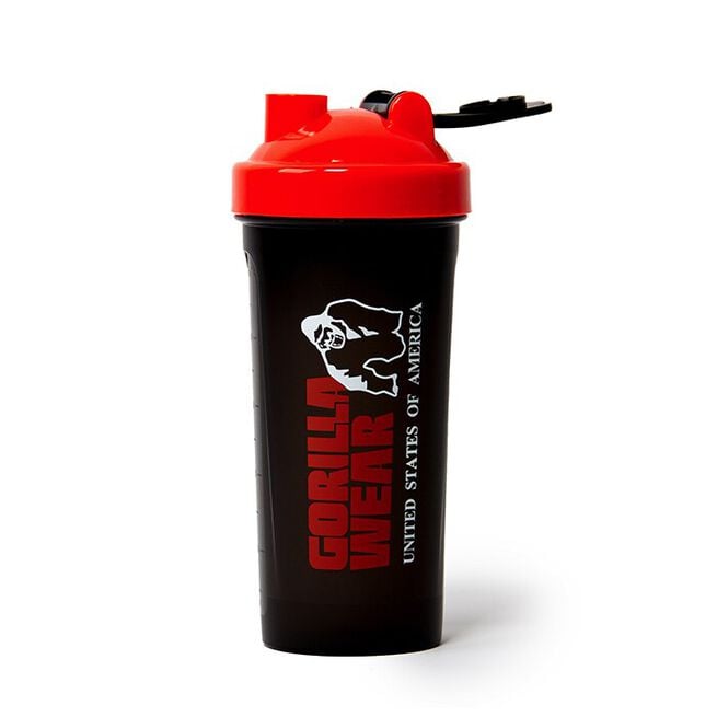 Gorilla Wear Shaker XXL 1000 ml, Black/Red