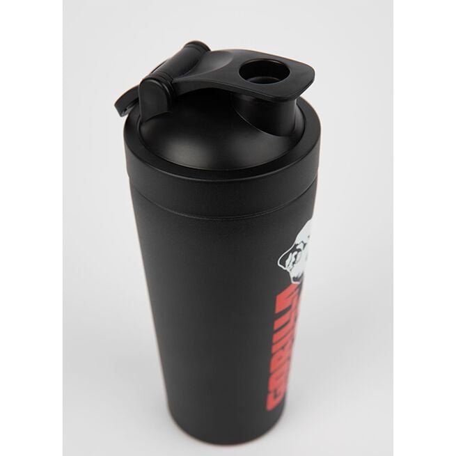 Gorilla Wear Metal Shaker 740 ml, Black