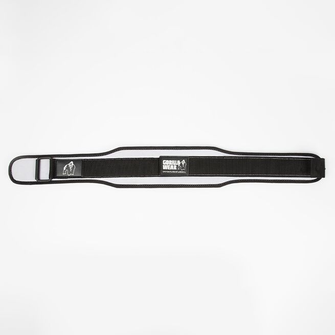 Gorilla Wear 4 Inch Women's Lifting Belt, Black/White