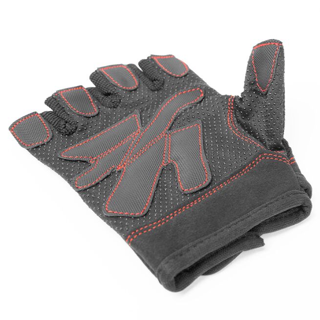 Gorilla Wear Women's Fitness Gloves, Black/Red