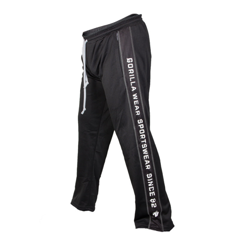 Gorilla Wear Functional Mesh Pants, Black/White