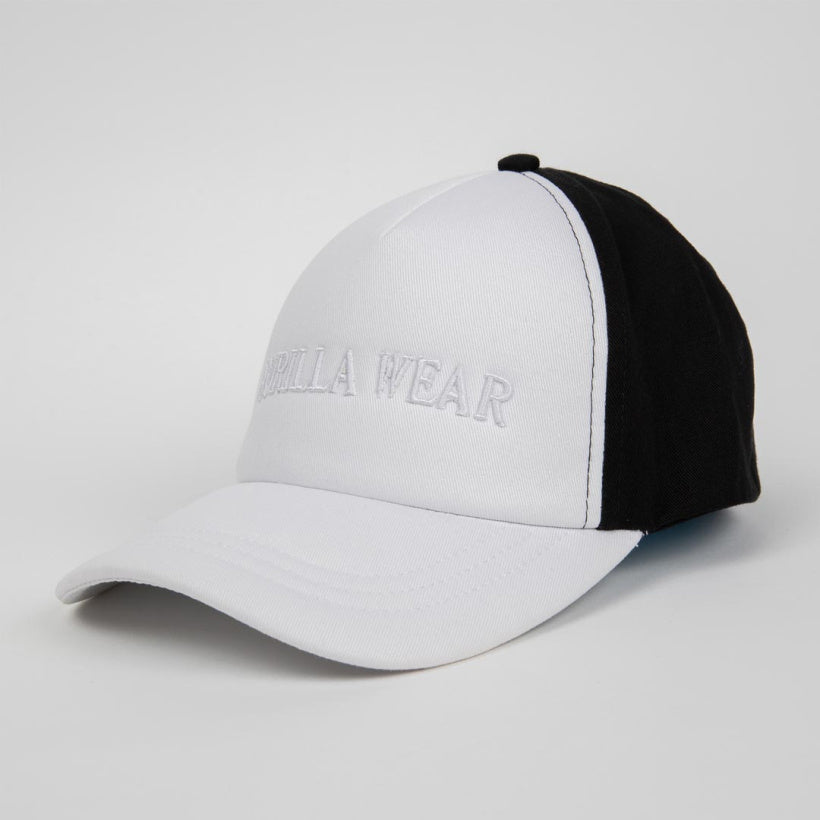 Gorilla Wear Sharon Ponytail Cap, White/Black