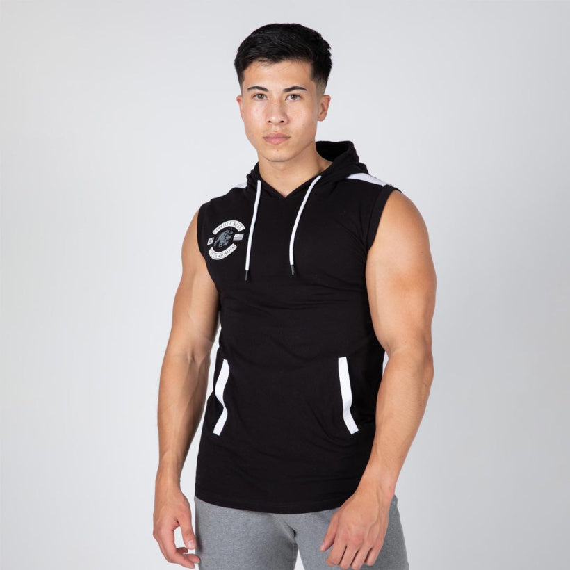Gorilla Wear Oswego S/L Hooded T-Shirt, Black