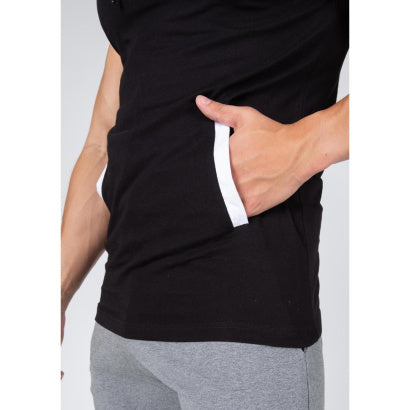 Gorilla Wear Oswego S/L Hooded T-Shirt, Black